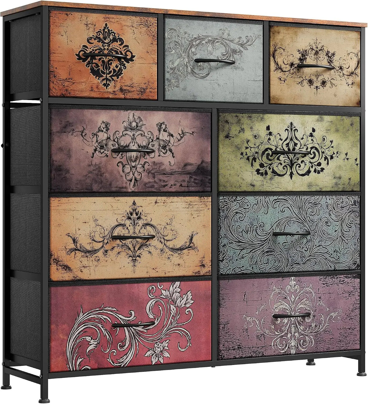 Premium Fabric Storage Cabinet With Steel Frame For Home Space