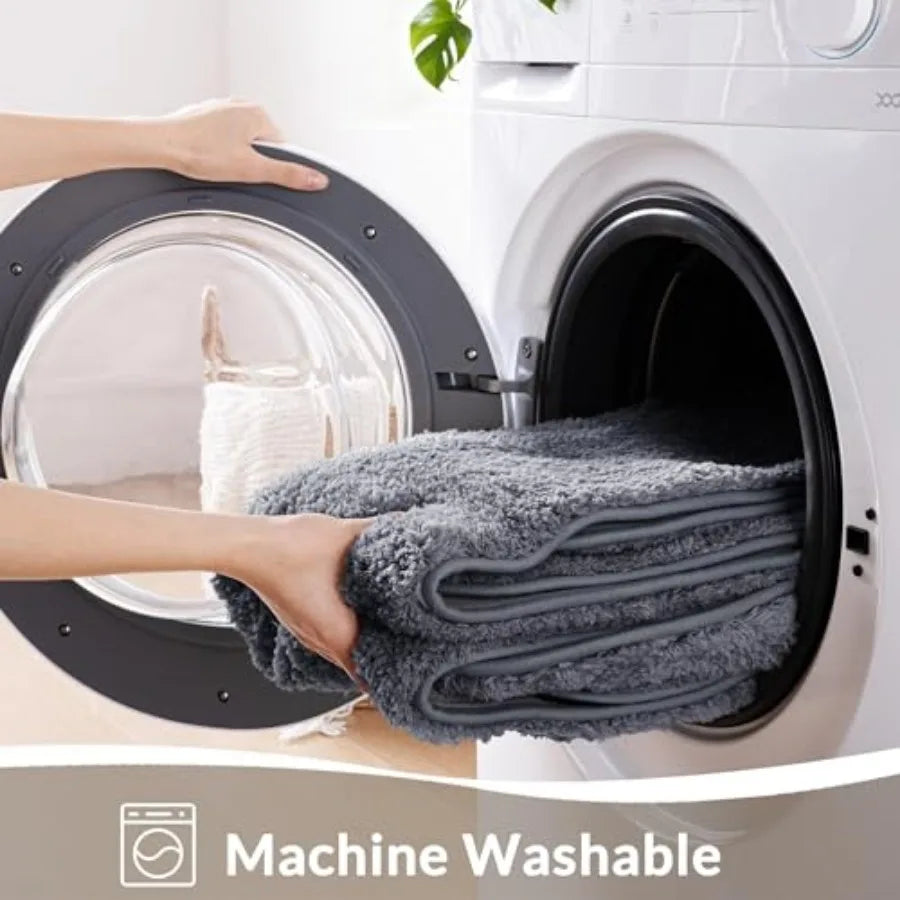Extra Soft Non Slip Absorbent Microfiber Bath Rug Mat Machine Washable
