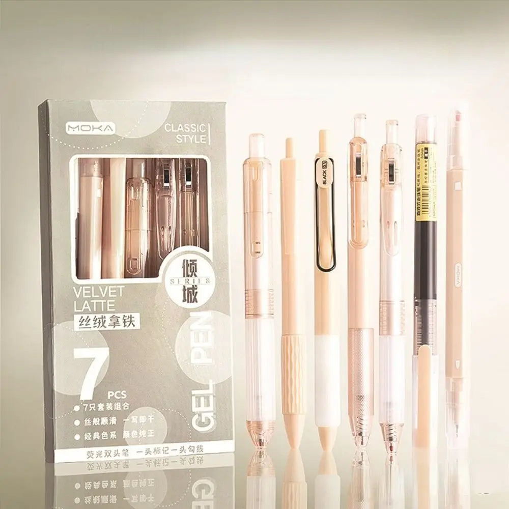 Retractable Gel Pen Set With Quick Dry Ink For Students