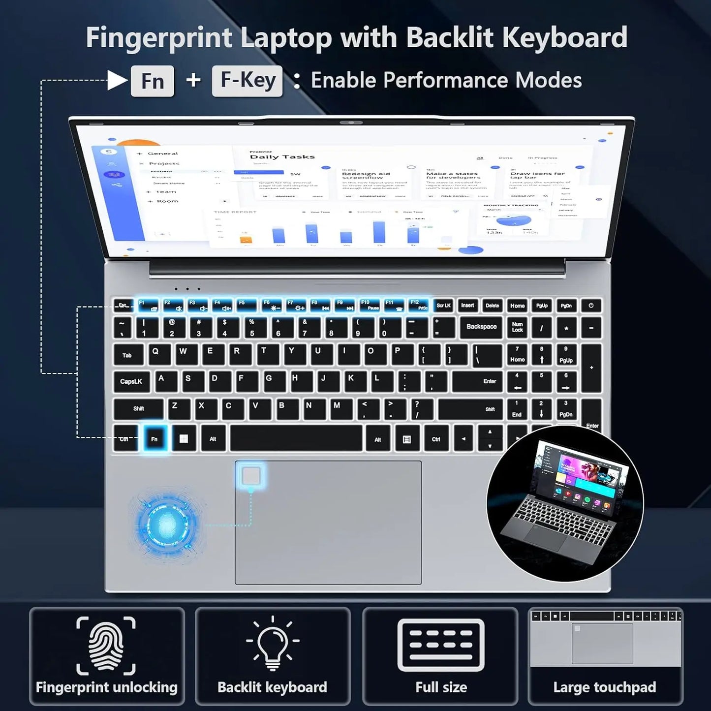 Intel Core i9 Laptop Equipped With 16GB RAM 1TB SSD