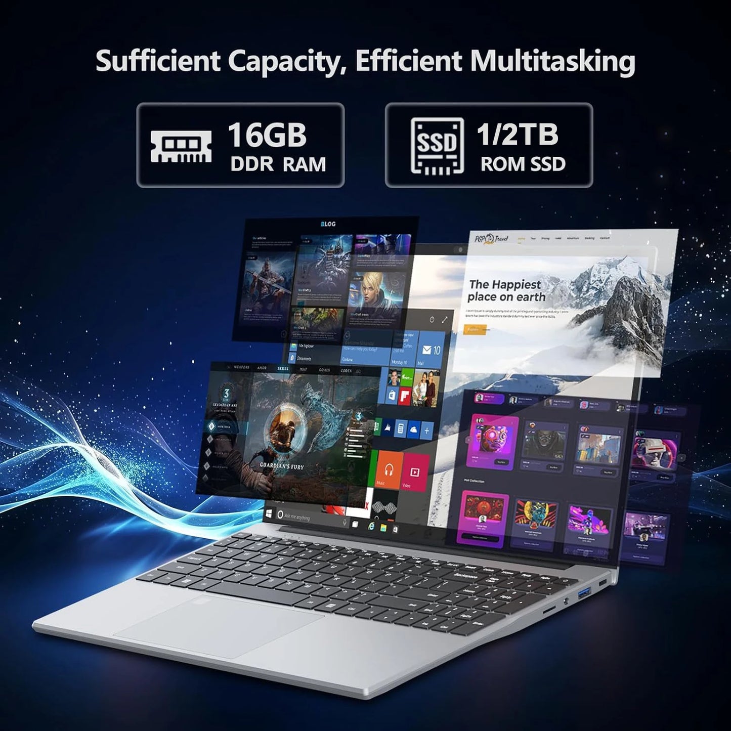Intel Core i9 Laptop Equipped With 16GB RAM 1TB SSD
