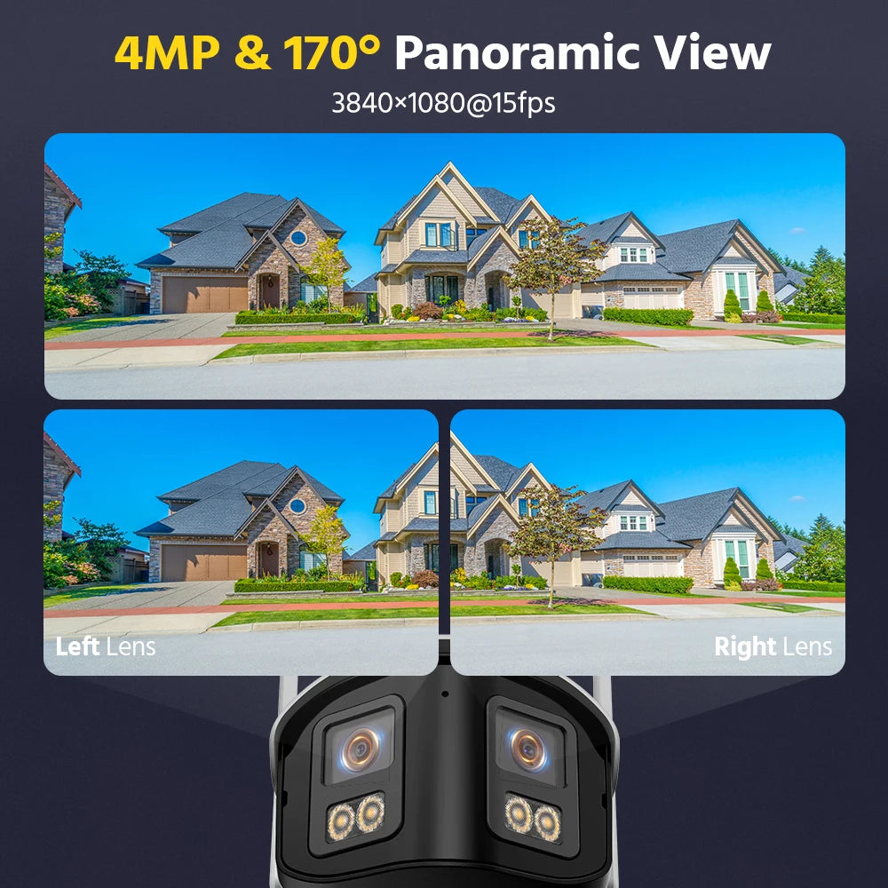 ANNKE 4CH Wireless Security Camera System 4MP NVR With Alexa