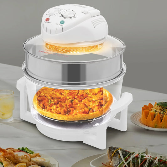 Visual Air Fryer 1200-1400W 360 Degree Hot Air Circulation