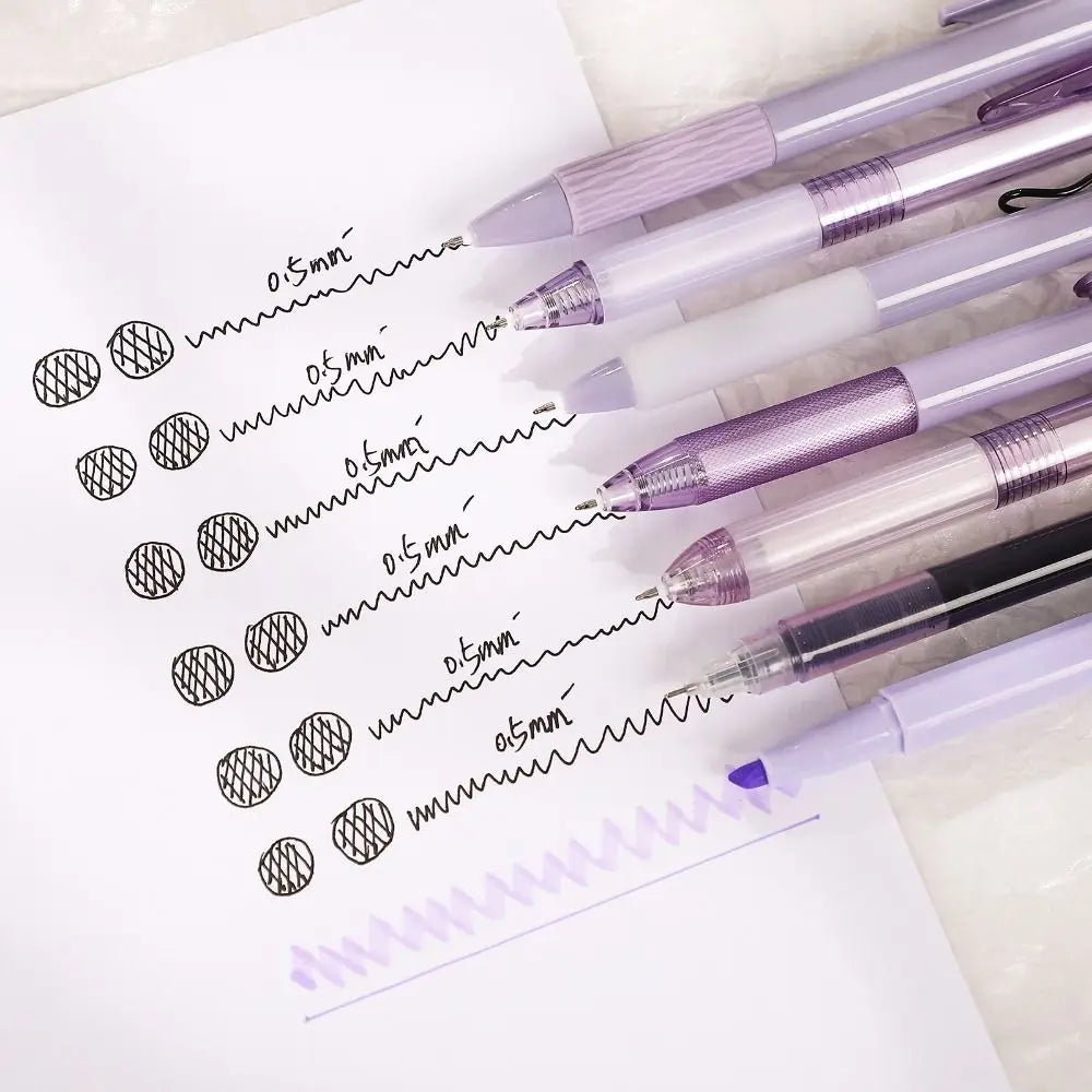 Retractable Gel Pen Set With Quick Dry Ink For Students