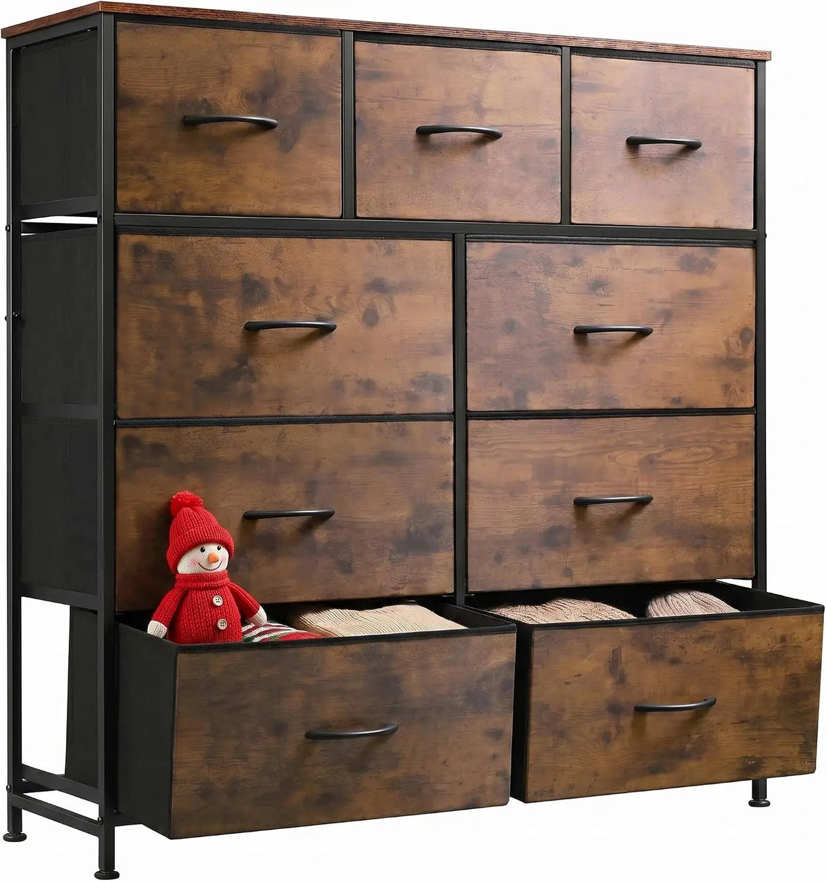 Premium Fabric Storage Cabinet With Steel Frame For Home Space