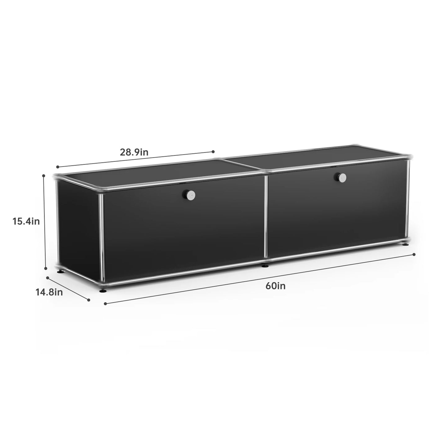 Stainless Steel Storage Cabinet For Living Room And Home Office