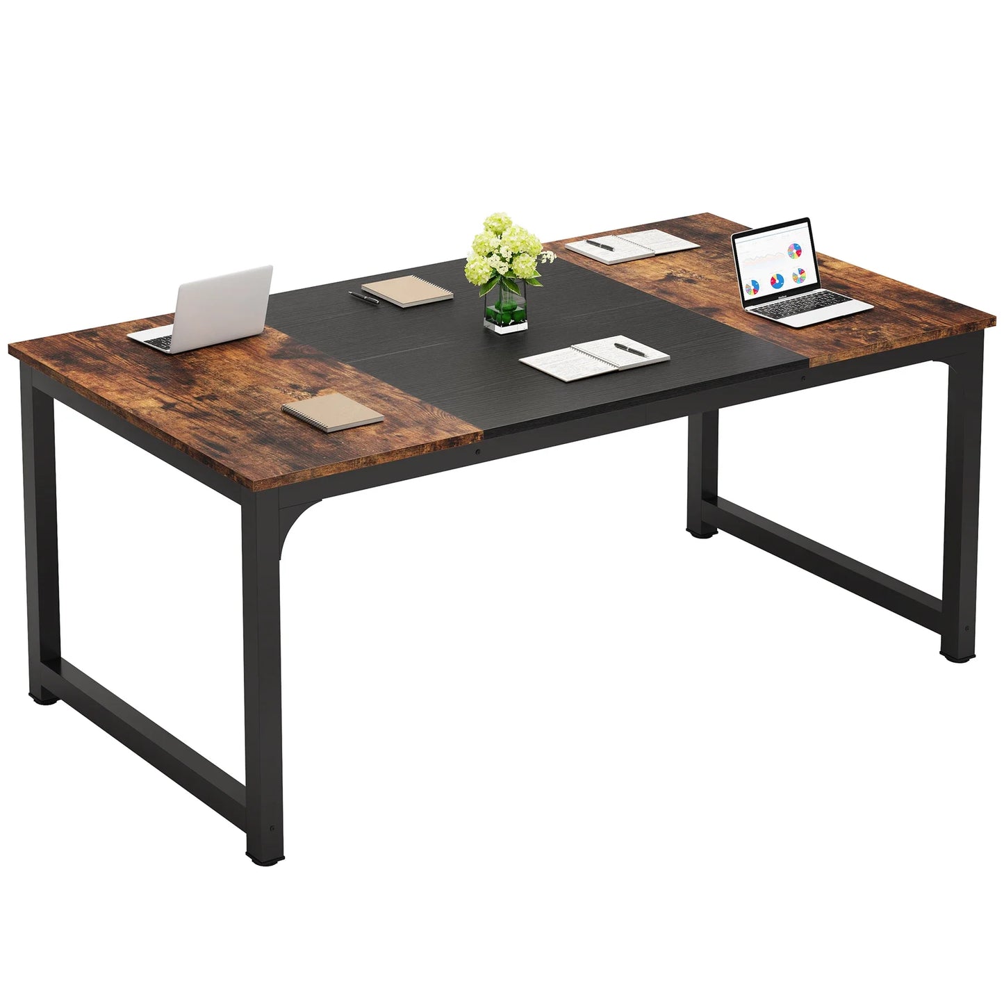 Tribesigns Modern Computer Desk Large Office Workstation for Home Office