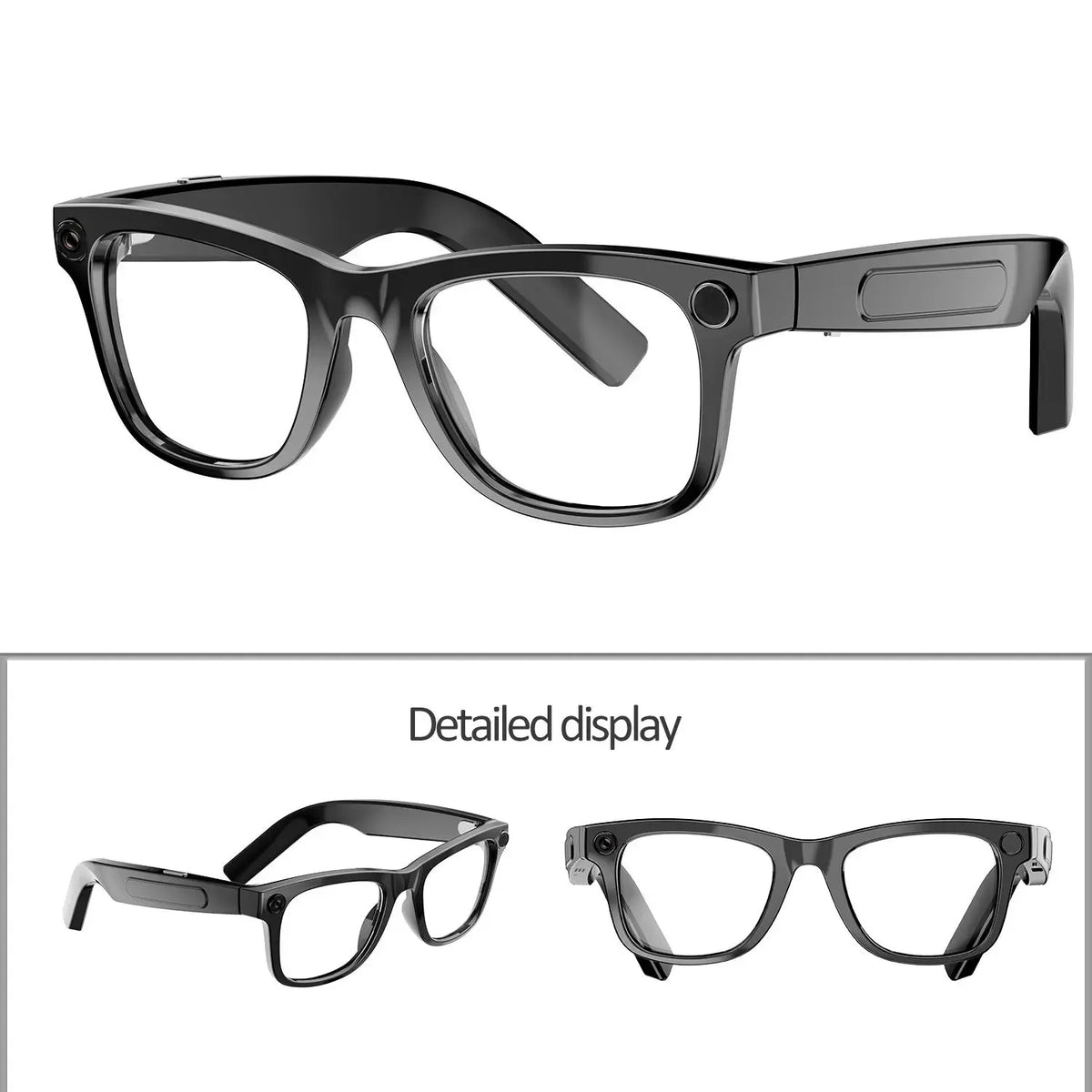 W&O AI Camera Glasses With Real Time Translation And Audio