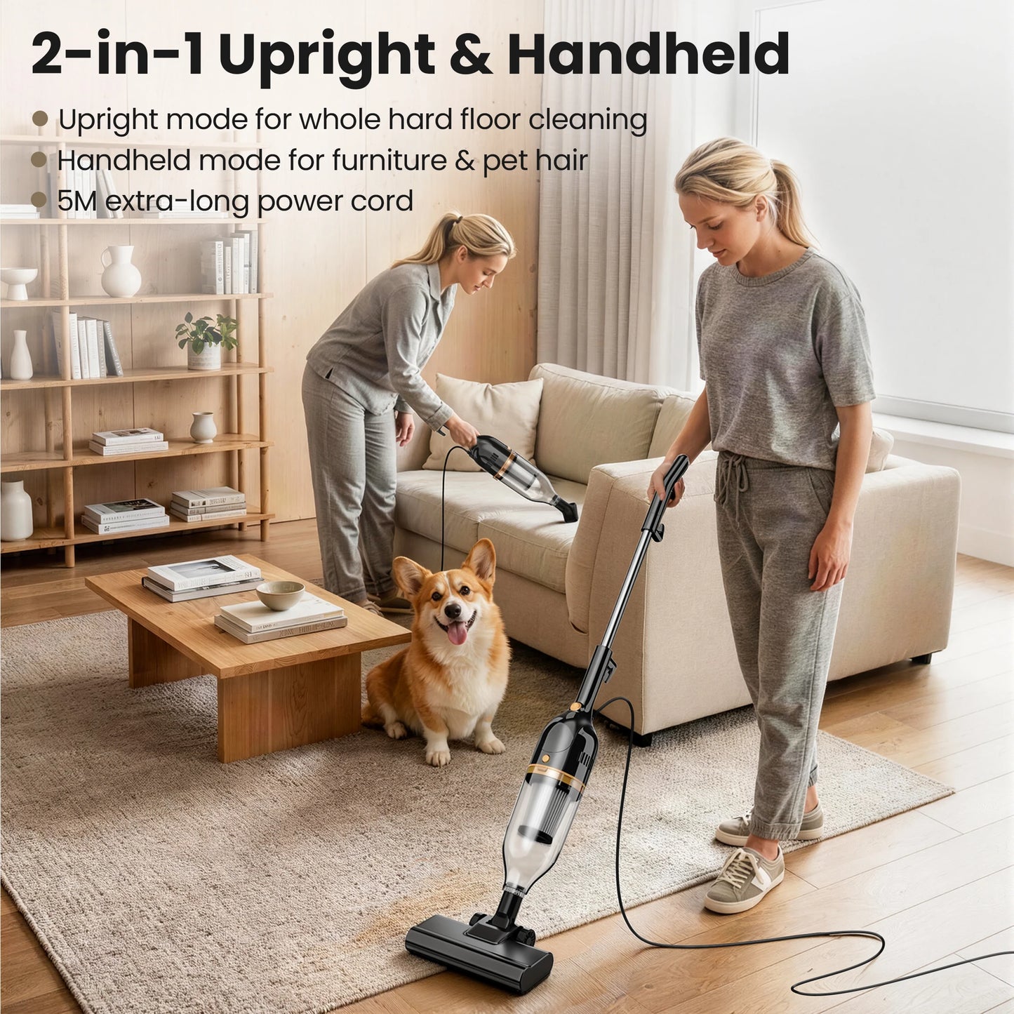 INSE Corded Vacuum Cleaner R7 R6X R3S 3In1 Lightweight