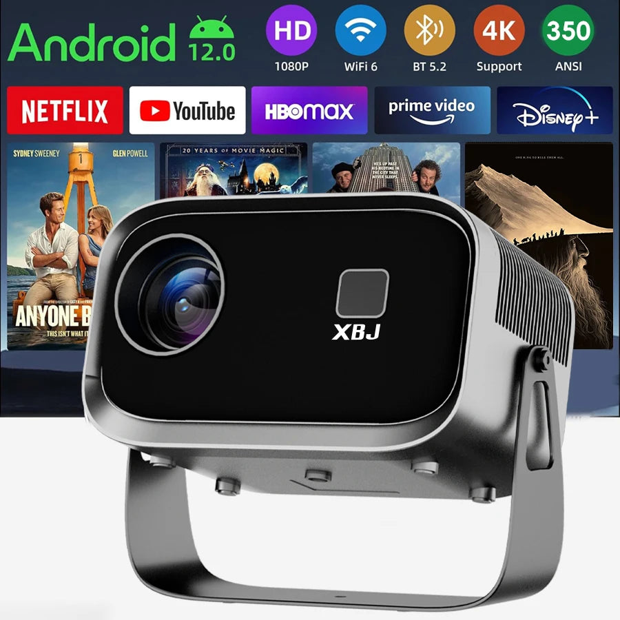 4K Outdoor Projector With WiFi Builtin Speaker And HDMI BT