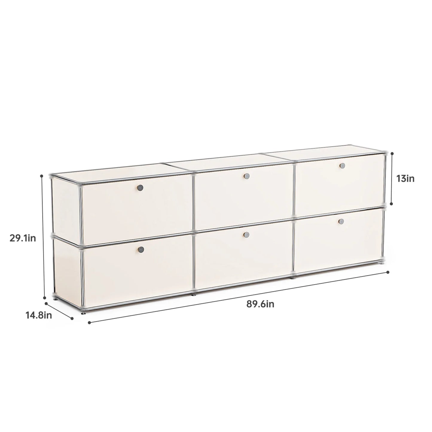 Stainless Steel Storage Cabinet For Living Room And Home Office