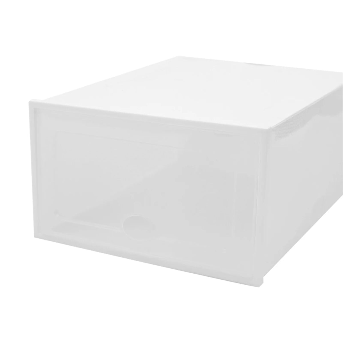 Stackable Foldable Plastic Shoe Storage Box For Home Organization