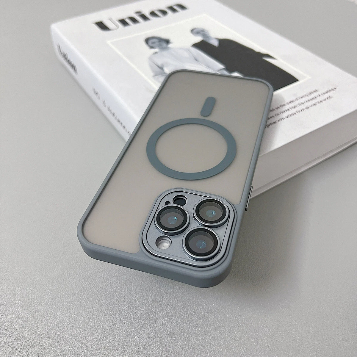 KESUFEIDA Magnetic Matte Shockproof Phone Case For iPhone MagSafe