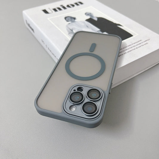 KESUFEIDA Magnetic Matte Shockproof Phone Case For iPhone MagSafe