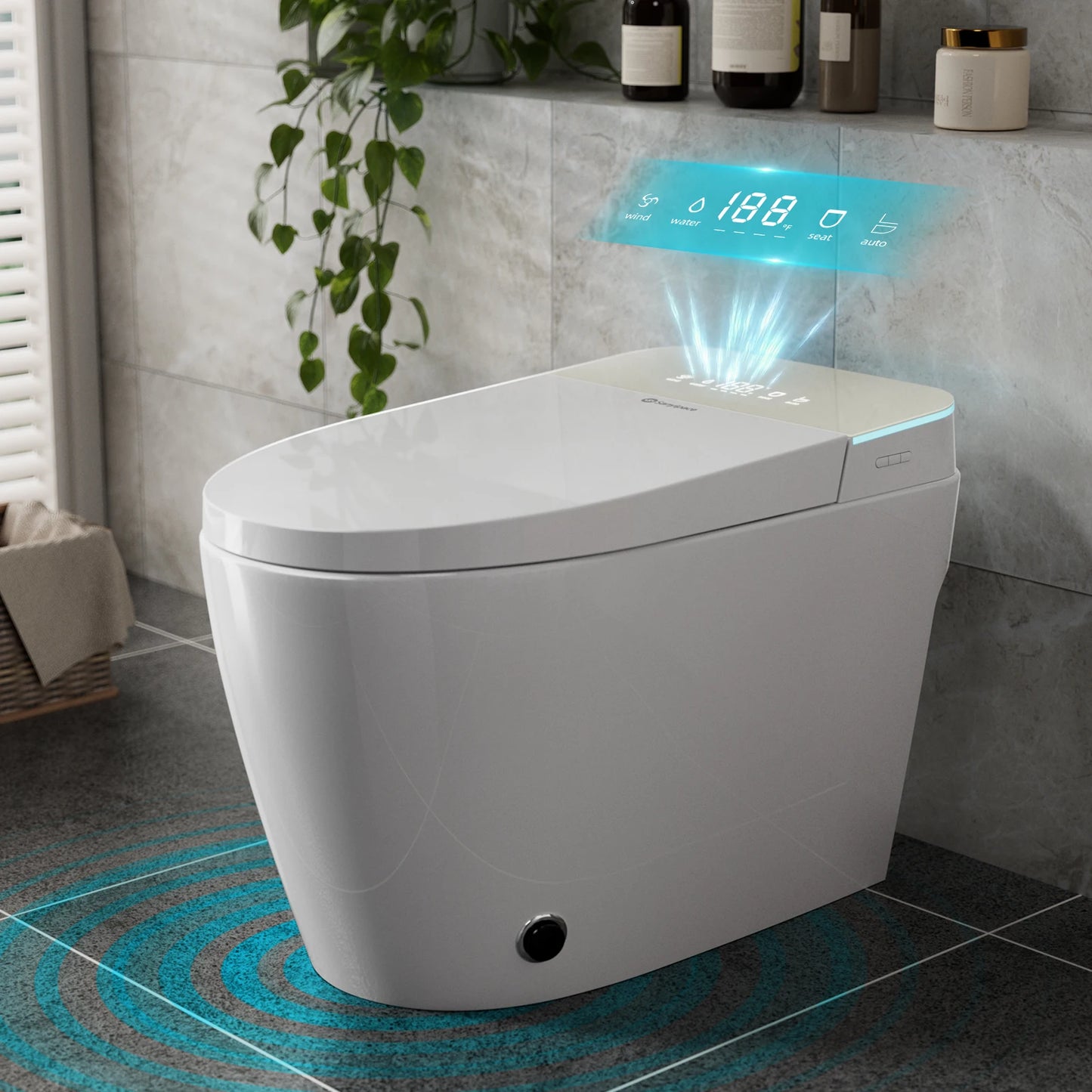 SANYIPACE Japanese Style Smart Toilet With Bidet For Home