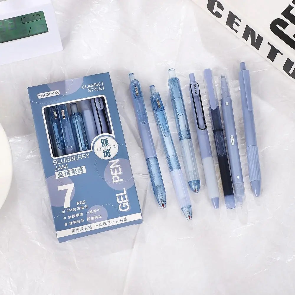 Retractable Gel Pen Set With Quick Dry Ink For Students