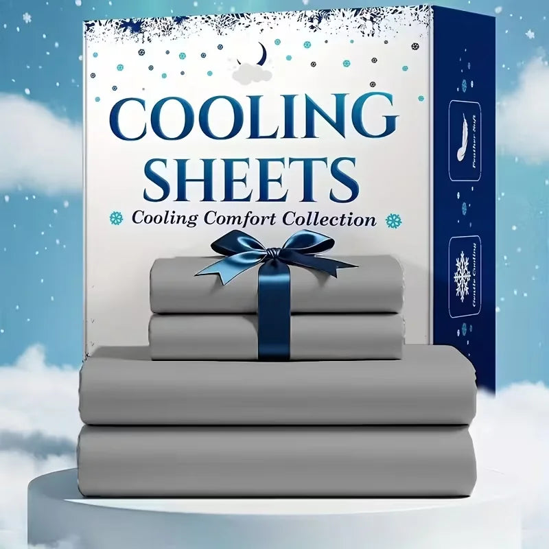 Bamboo Viscose Cooling Sheet Set For Comfortable Sleep