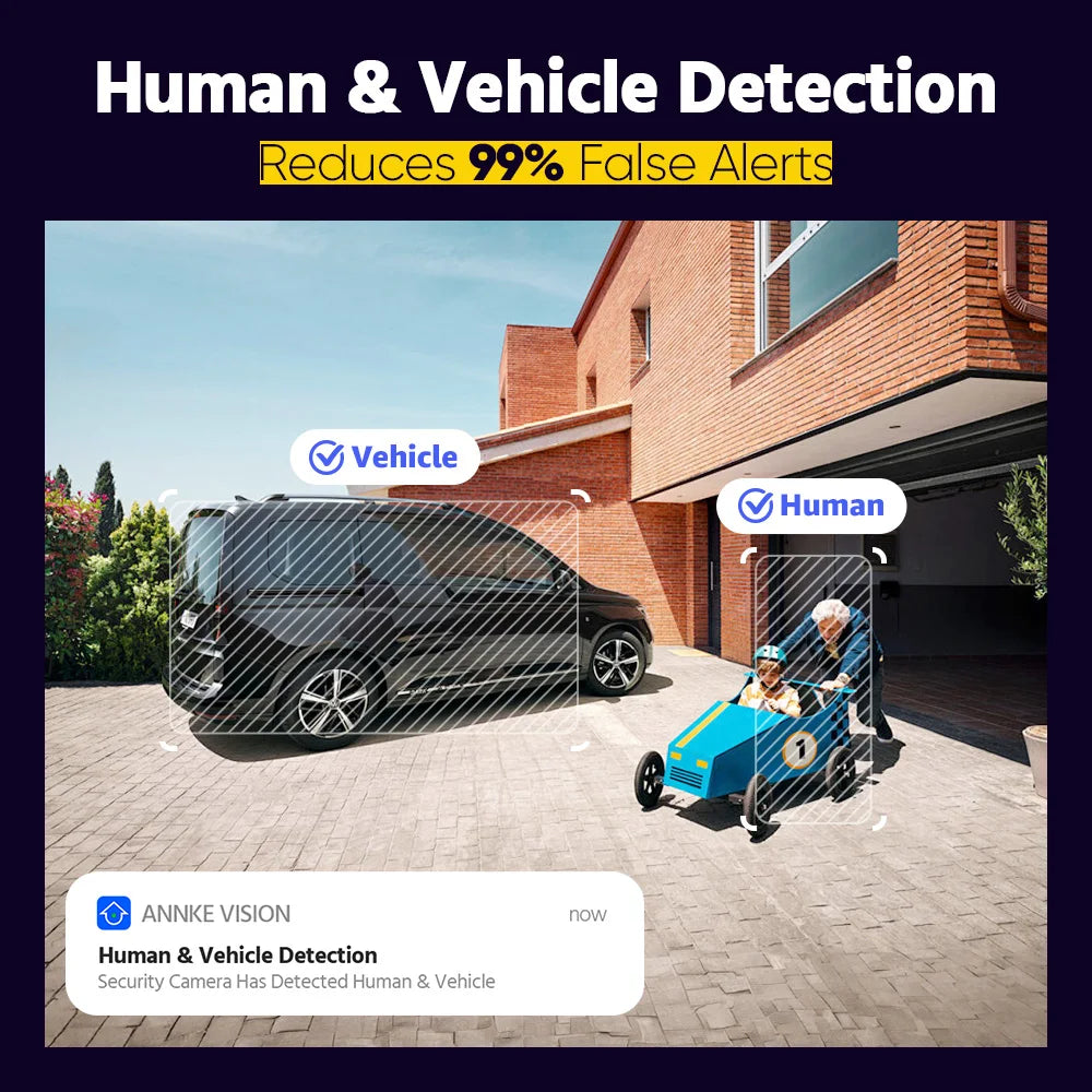 ANNKE 4K Smart Dual Light Varifocal Dome Network Camera IP67