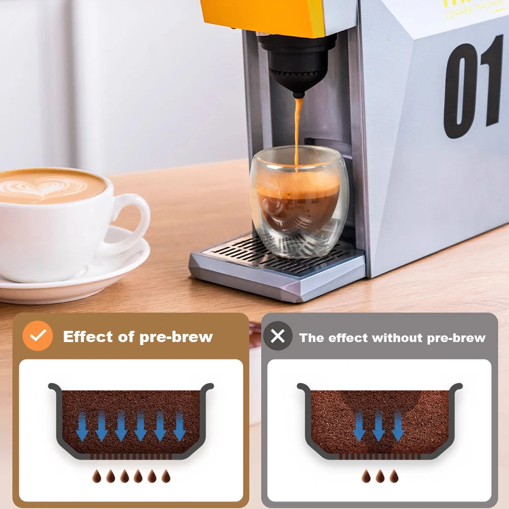 Capadeli 4 In 1 Espresso Machine Compatible With Pods And Ground