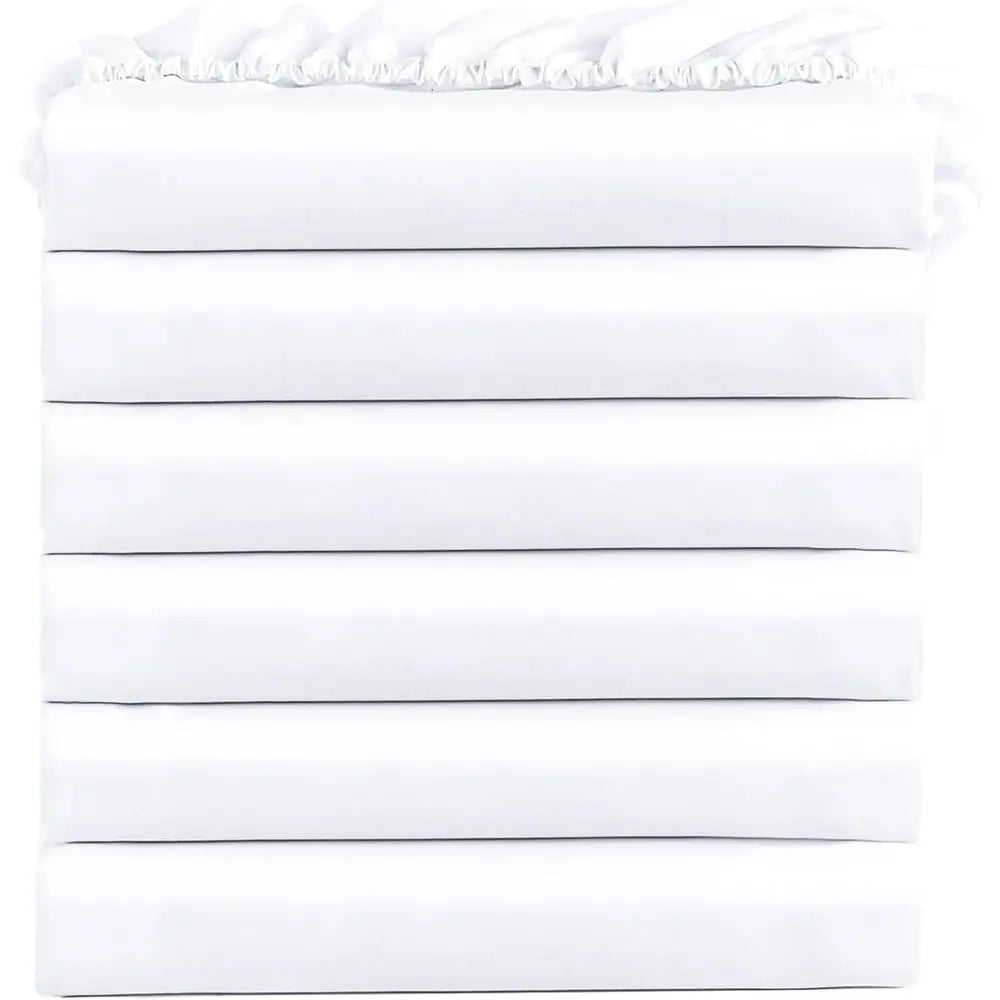 Fitted Microfiber Sheets Bulk Pack 6 Deep Pocket For Home