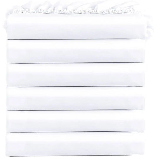 Fitted Microfiber Sheets Bulk Pack 6 Deep Pocket For Home
