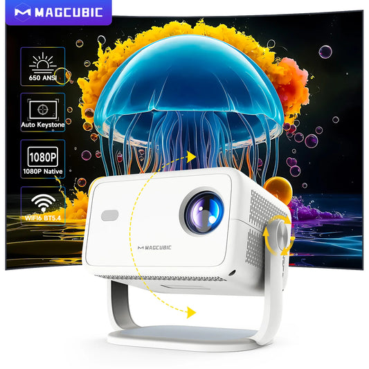 Magcubic L018 1080P Projector With Auto Keystone And WiFi 6