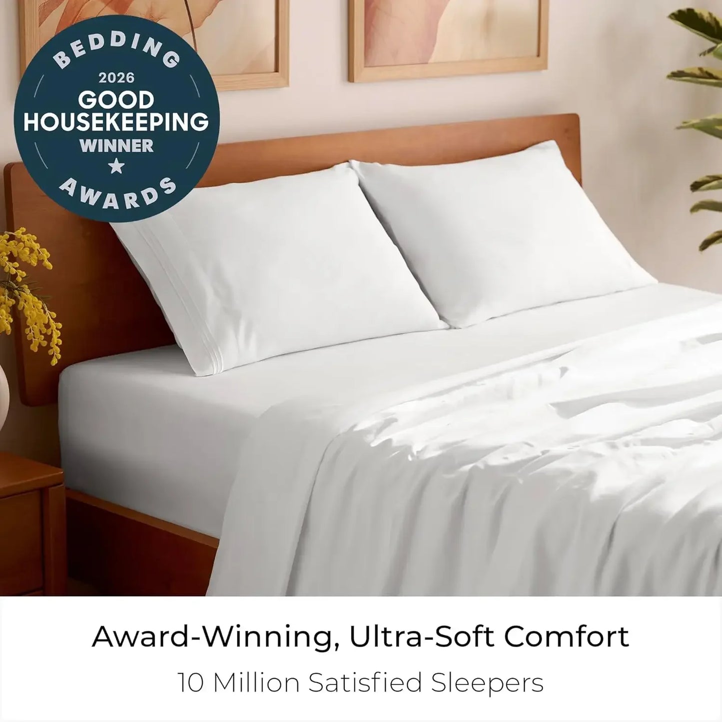 4-Piece Bedding Set Iconic Collection Hotel Luxury Cooling Sheets