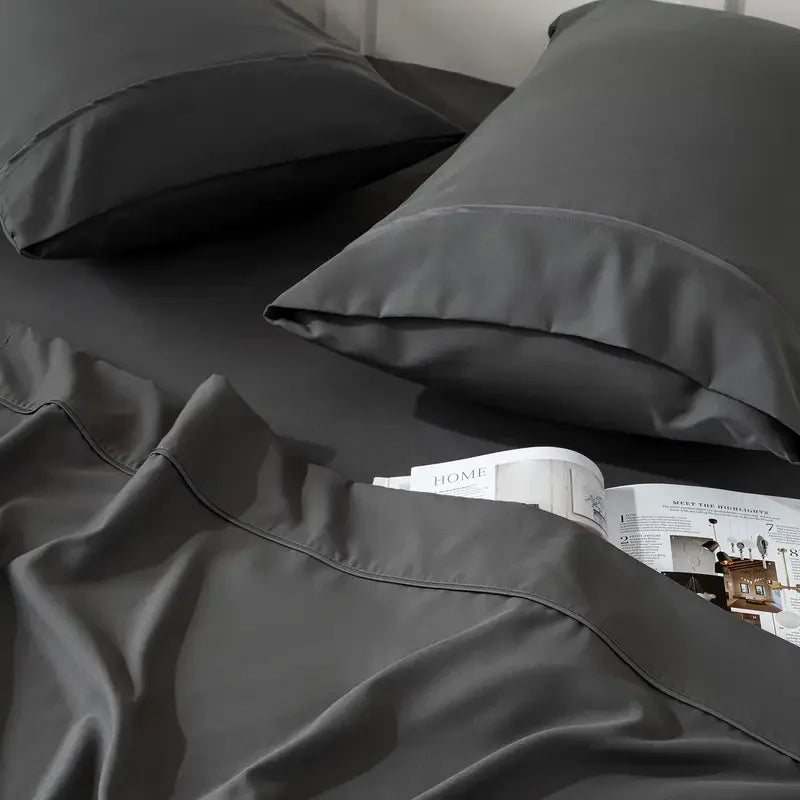 Bamboo Viscose Cooling Sheet Set For Comfortable Sleep
