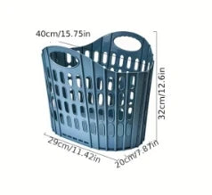 Foldable Portable Laundry Basket For Household Storage