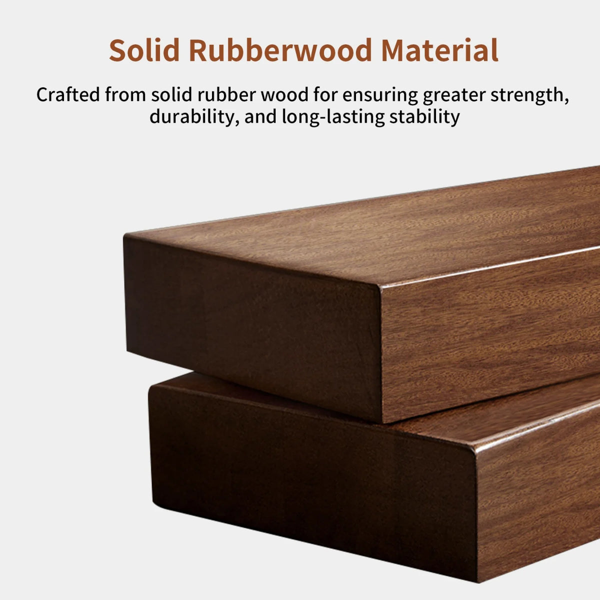 Triangular Tempered Glass Coffee Table With Sculptural Wood Base