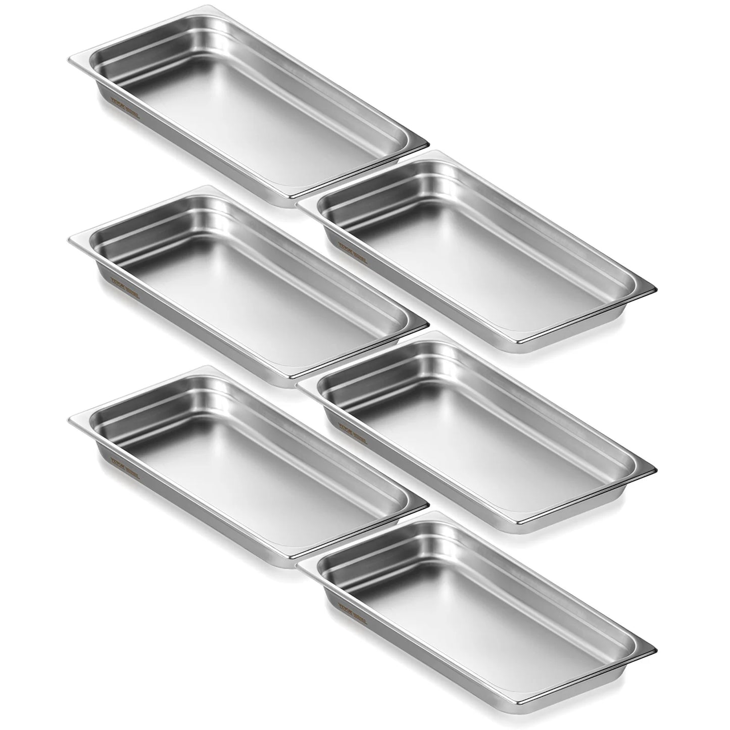 SucceBuy Stainless Steel Buffet Chafing Dishes And Steam Table Pans