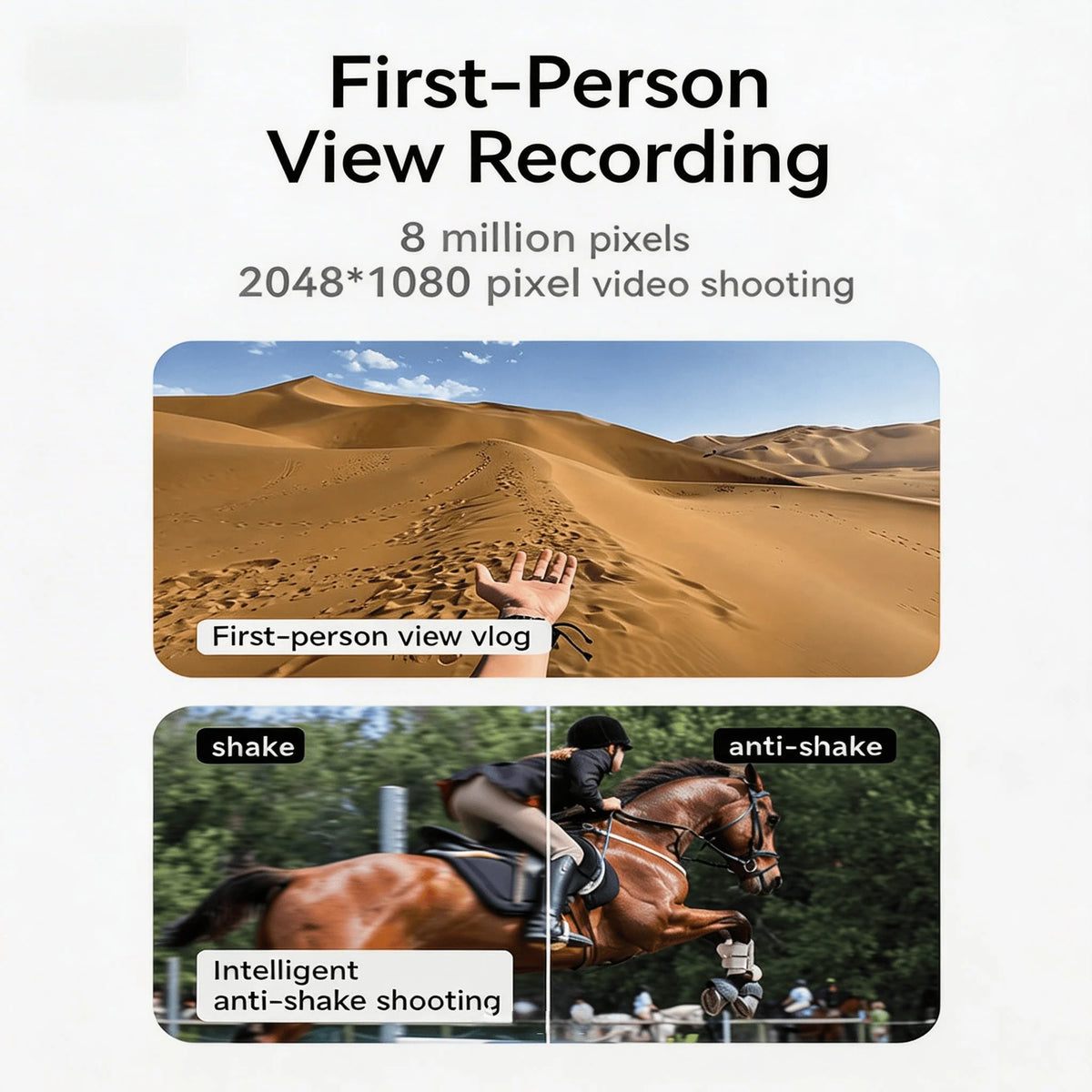 W&O AI Camera Glasses With Real Time Translation And Audio