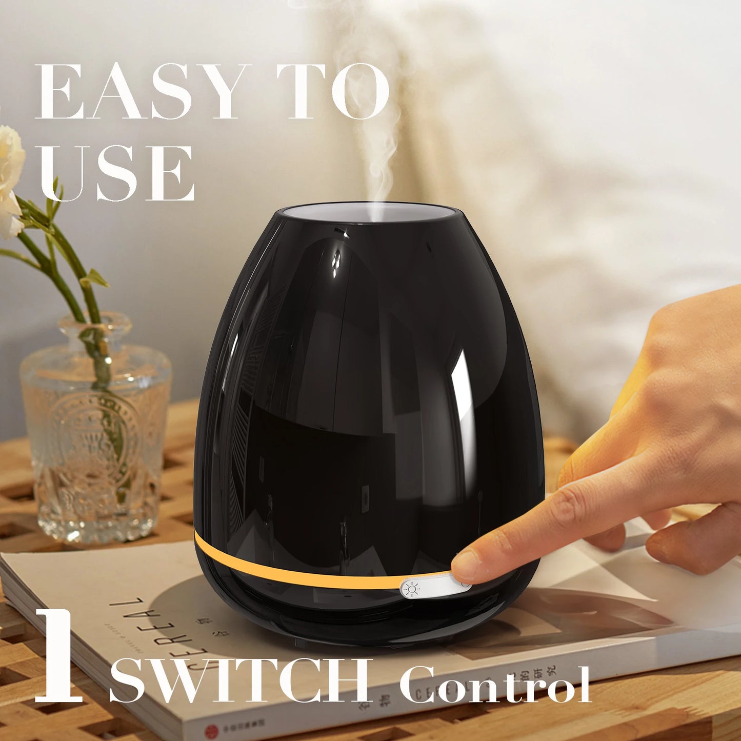 Fashome Desktop Ultrasonic Aromatherapy Diffuser With Cool Mist