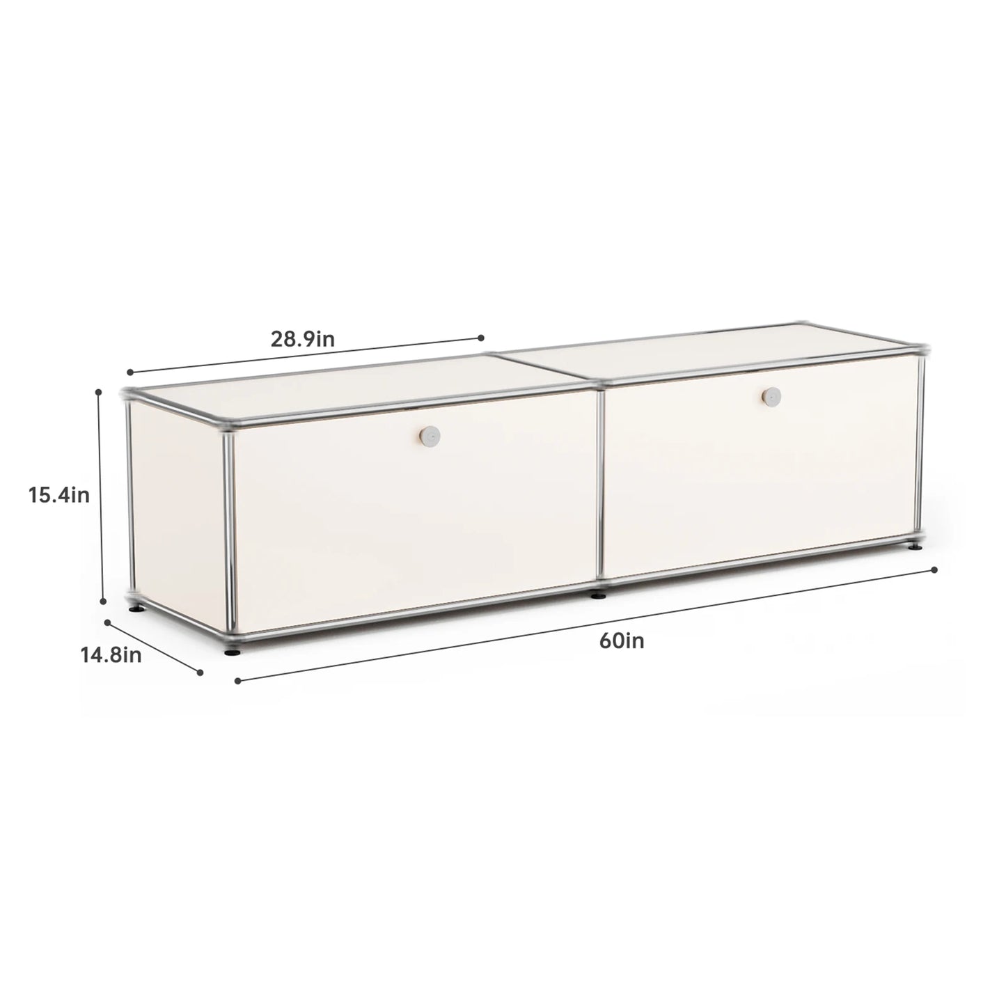 Stainless Steel Storage Cabinet For Living Room And Home Office