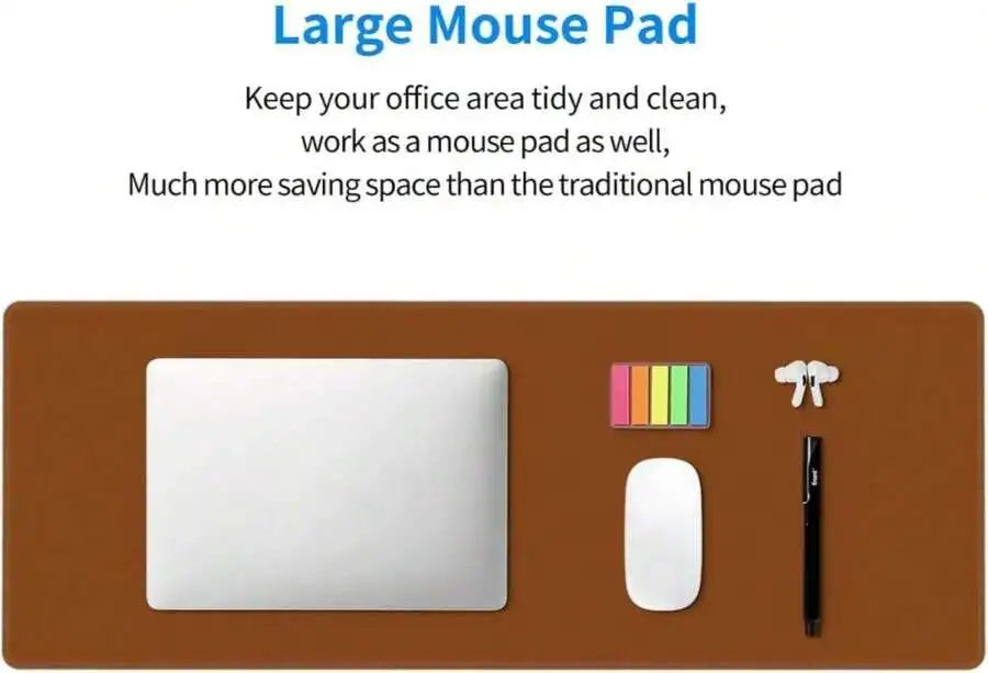 Gaming Mouse Pad With Wrist Rest And Stitched Edges