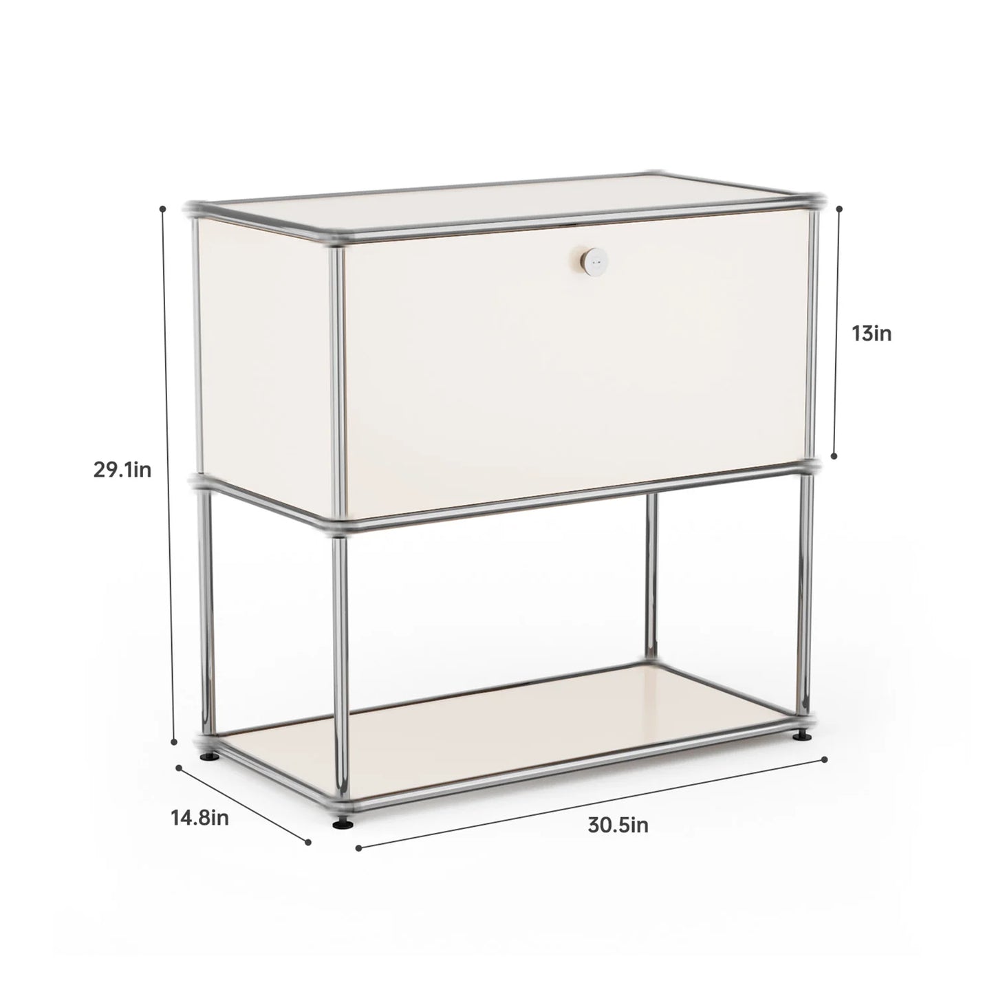Stainless Steel Storage Cabinet For Living Room And Home Office