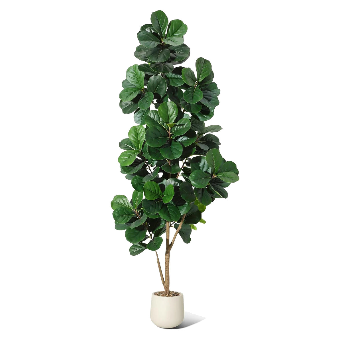 HiMISS Artificial Fiddle Leaf Fig Floor Tree For Home Decor