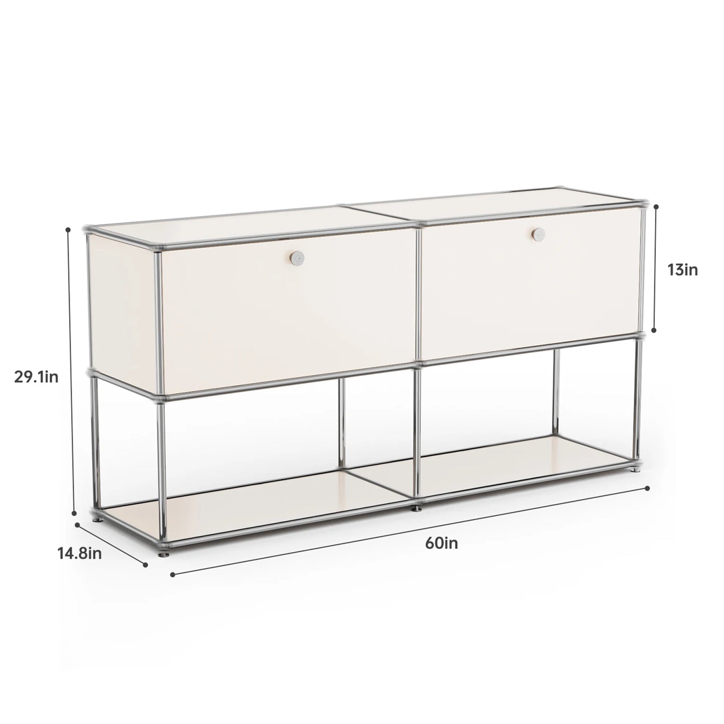Stainless Steel Storage Cabinet For Living Room And Home Office