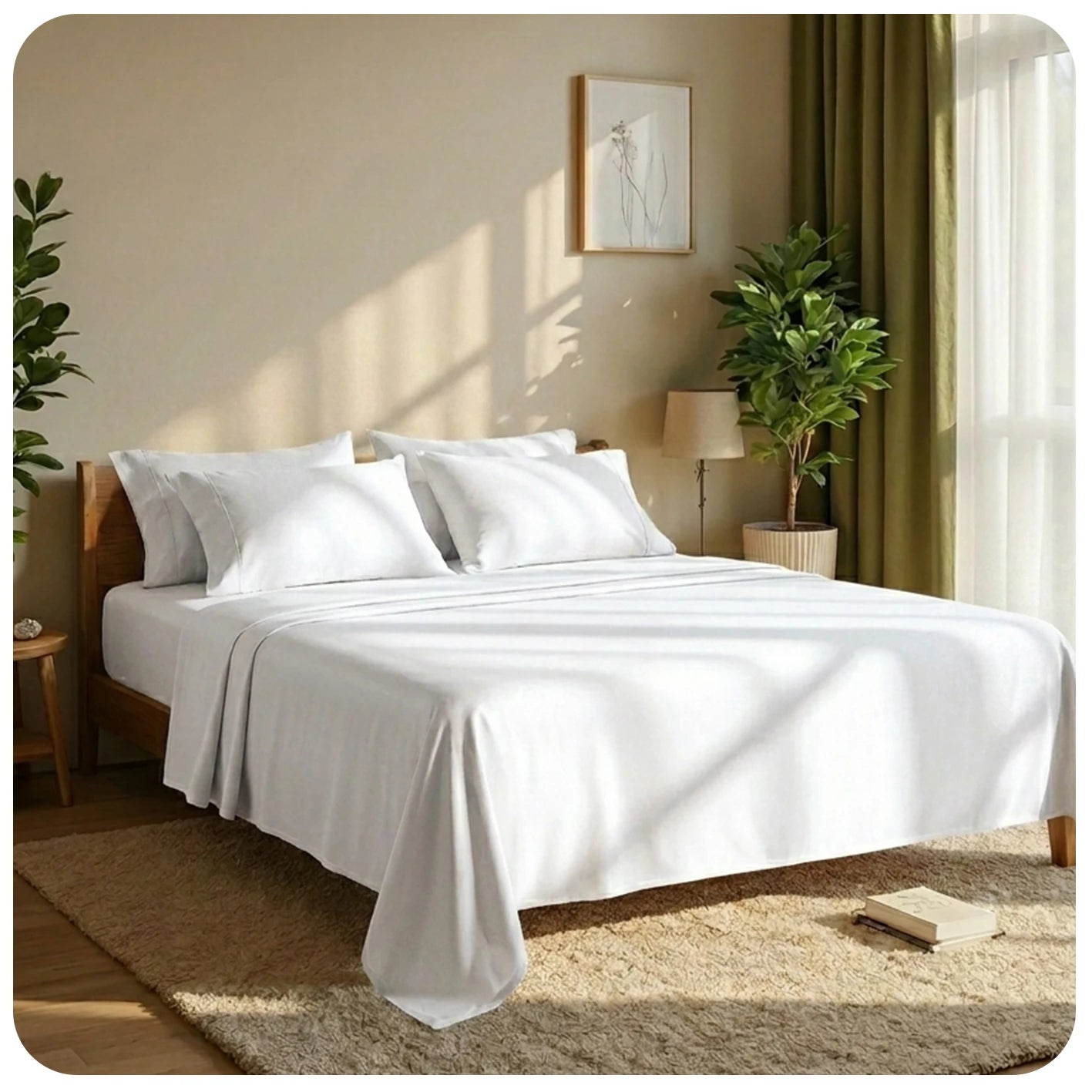 Jiangsu 4 Piece Bedding Set Deep Pocket Easy Care Quality