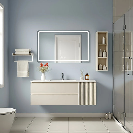 MYGIIVOVO LED Bathroom Mirror With Demister And Backlit Lights