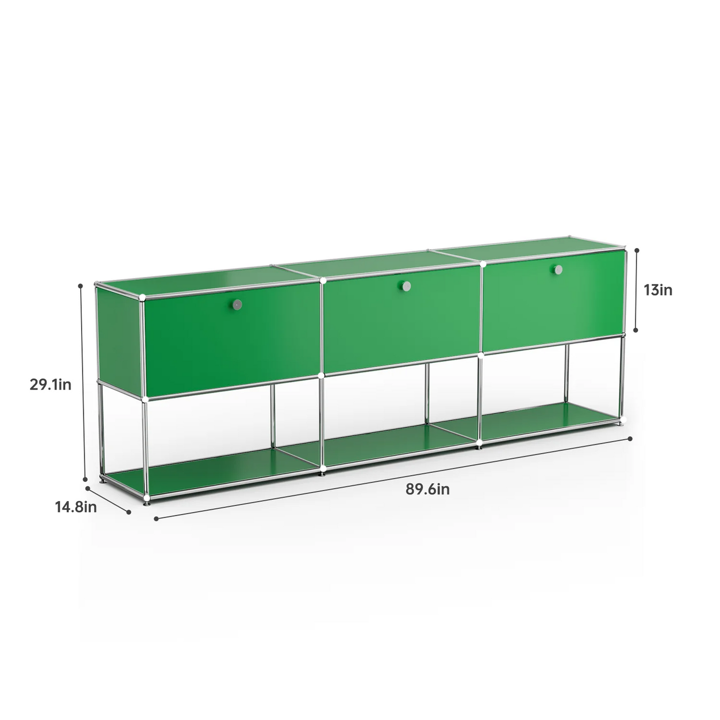 Stainless Steel Storage Cabinet For Living Room And Home Office