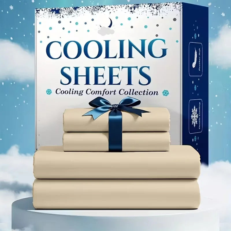 Bamboo Viscose Cooling Sheet Set For Comfortable Sleep