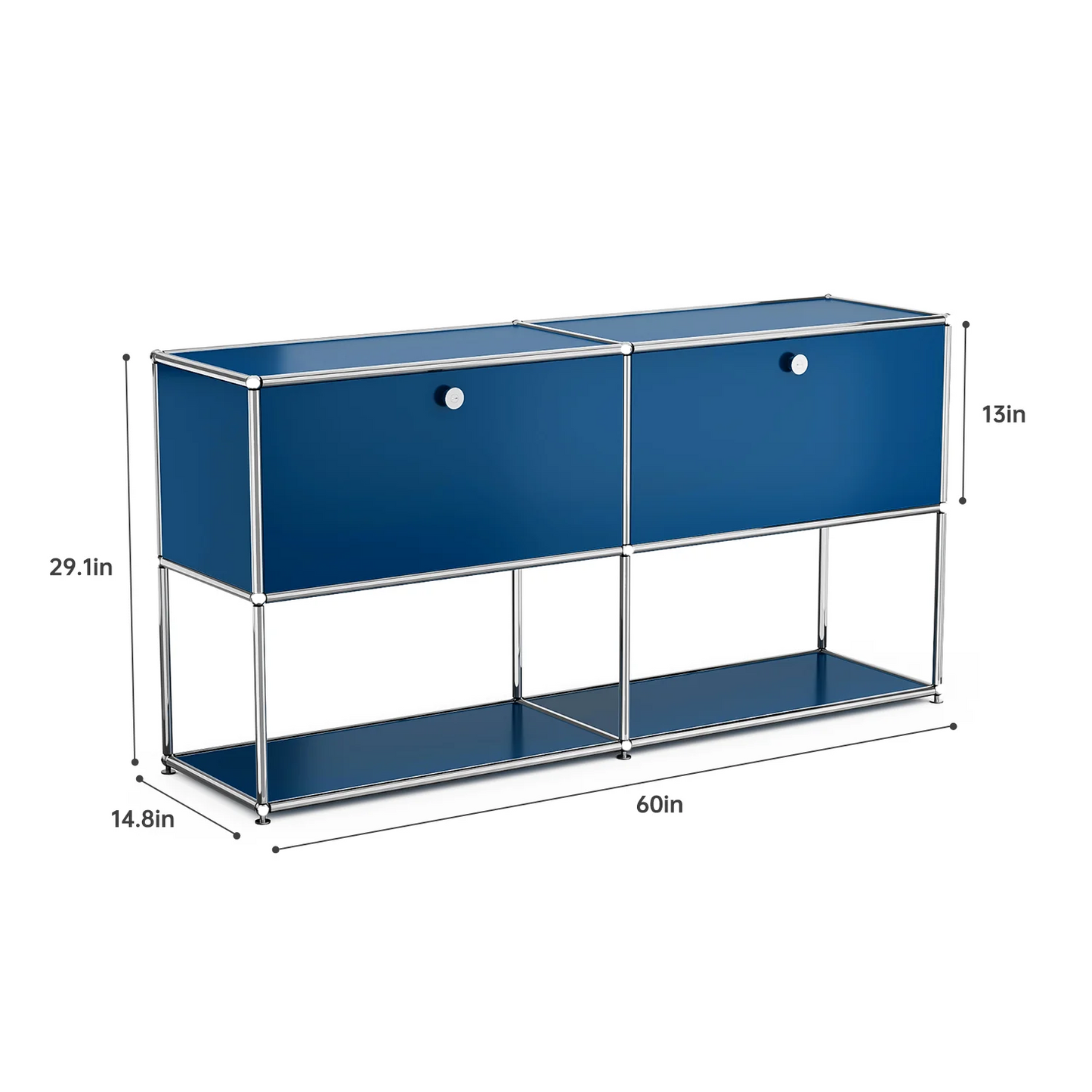 Stainless Steel Storage Cabinet For Living Room And Home Office