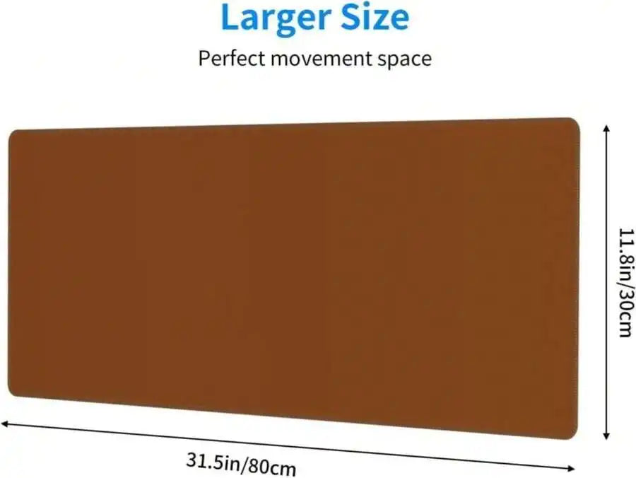 Extended Gaming Mouse Pad Desk Mat With Stitched Edges