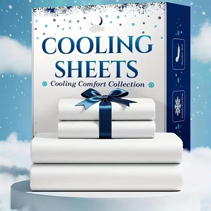 Bamboo Viscose Cooling Sheet Set For Comfortable Sleep