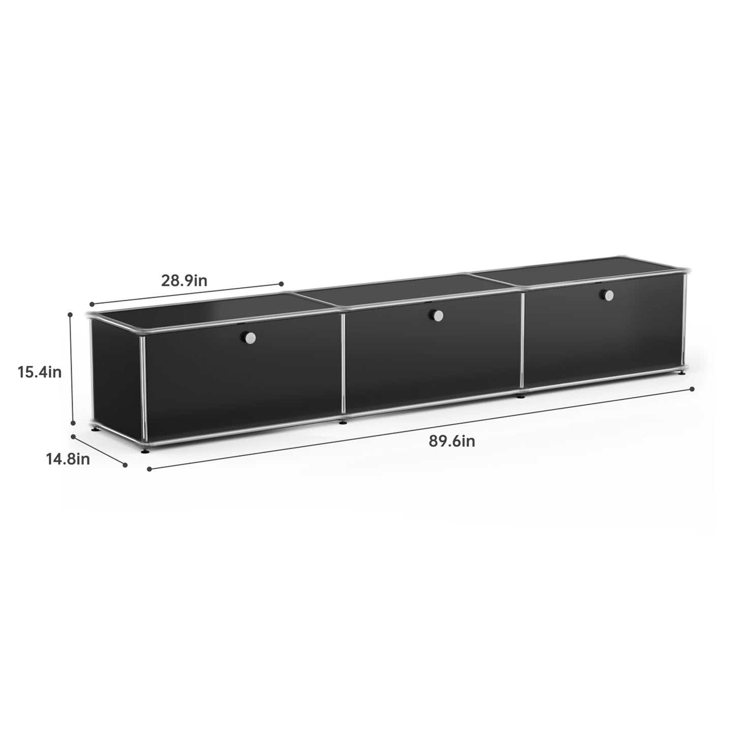 Stainless Steel Storage Cabinet For Living Room And Home Office