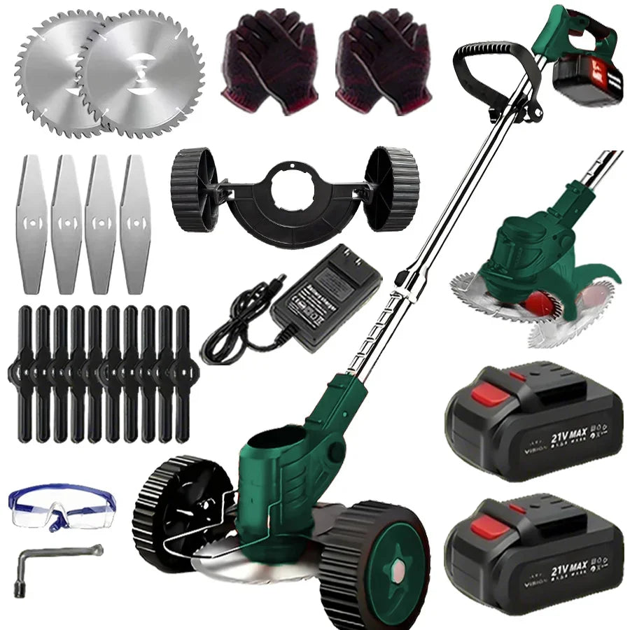 Cordless Lawn Trimmer Weed Cutter And Grass Edger With Battery