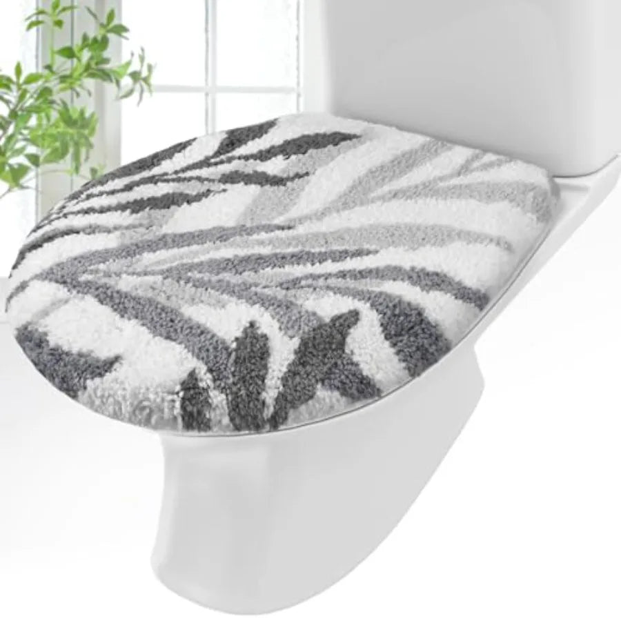 Leaves Toilet Seat Covers Microfiber Plush Lid Cover