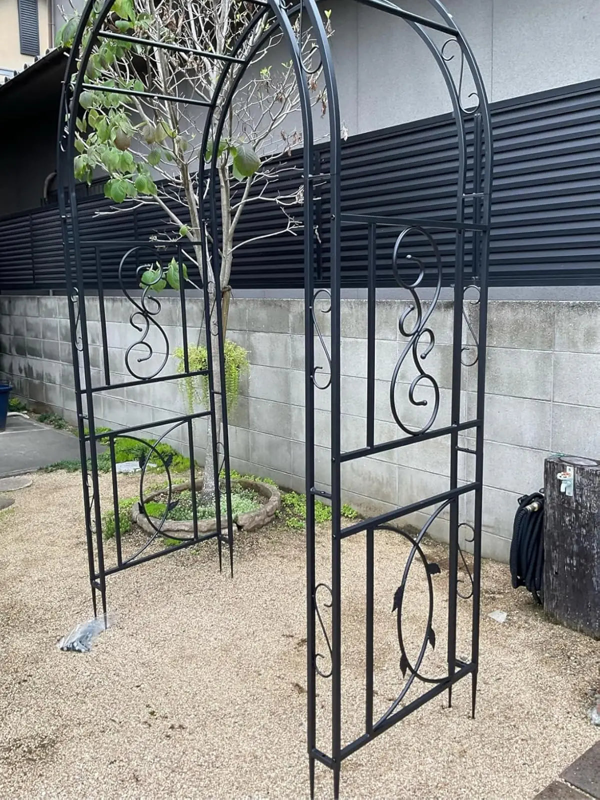 Heavy Duty Iron Garden Arbor Trellis Frame For Climbing Plants