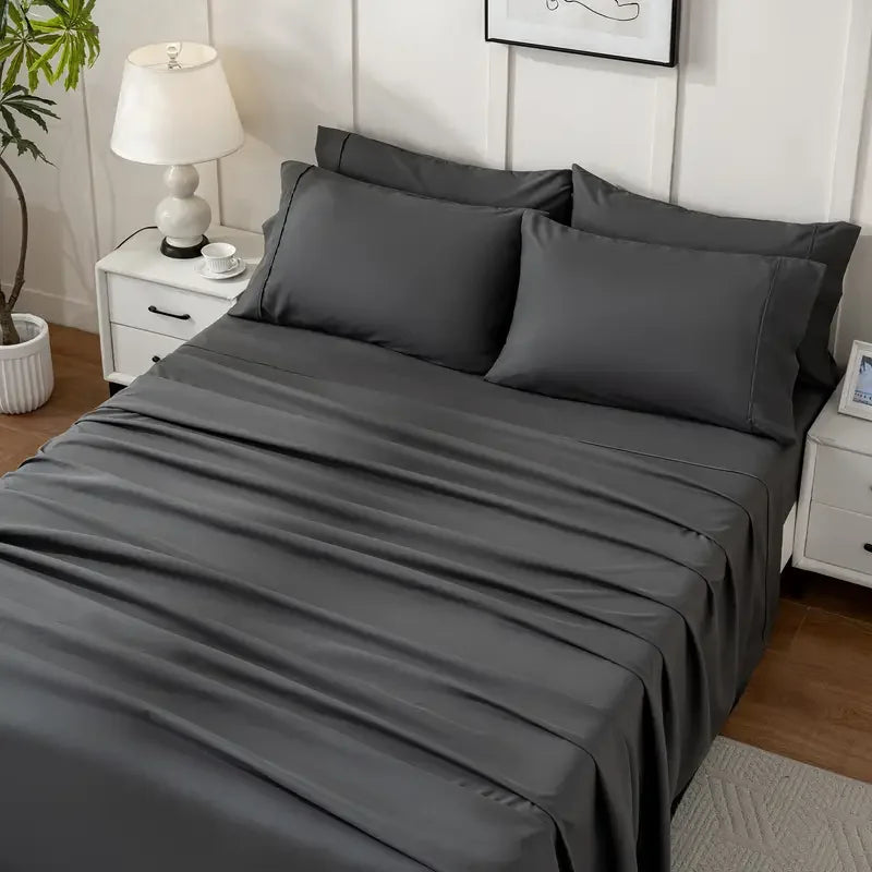 Bamboo Viscose Cooling Sheet Set For Comfortable Sleep